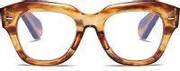 Okulary Do Czytania Plus 1 Unisex Retro Brązowe