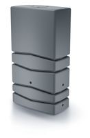 Zbiornik na deszczówkę AQUA TOWER IDTC350 | Smooth gray, Pojemność: 350 l, Wymiary 38.3x77.5x135 cm, Kolor Smooth gray, Waterform, Prosperplast