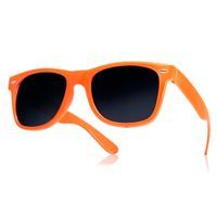 Okulary przeciwsłoneczne WAYFARER nerdy kujonki - POMARAŃCZOWE