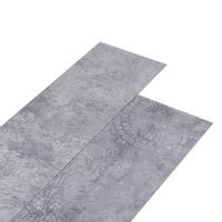 Panele podłogowe z PVC, 5,26 m², 2 mm, cementowy szary