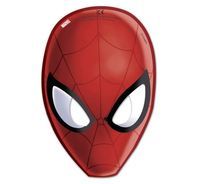 Maski papierowe Spiderman superbohater, 6 szt.