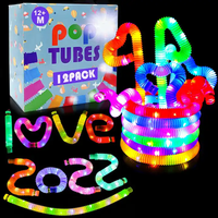 ZeStAw POP TUBE rurki sensoryczne świecące 12szt