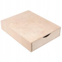 Mini komoda drewniana organizer biurko 1 szuflada