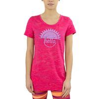 Koszulka Reebok RH Burnout damska t-shirt przedłużany sportowy termoaktywny L