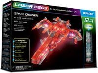 Laser Pegs Świecące Klocki 12W1 Space Cruiser 149El. 12010