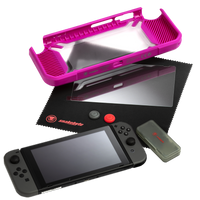 snakebyte Tough:Kit etui pokrowiec Nintendo Switch różowy z akcesoriami