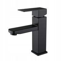 DELVANT SQUARE BATERIA UMYWALKOWA STAL CZARNA