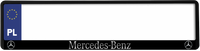 Ramka ramki pod tablice rejestracyjne Mercedes-Benz 1 szt gwarancja na nadruk jakość