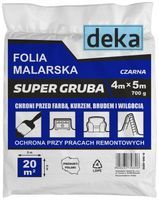 FOLIA MALARSKA SUPER GRUBA CZARNA 4*5M 700G uni