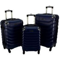 Zestaw 3 walizek PELLUCCI RGL 730 Granatowy