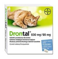 DRONTAL Tabletki pasożyty robaki odrobaczenie kota