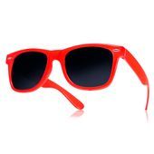 Okulary przeciwsłoneczne WAYFARER nerdy kujonki - CZERWONE