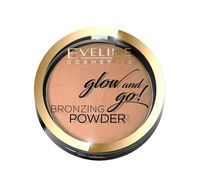 Eveline Cosmetics Glow And Go! Bronzing Powder puder brązujący w kamieniu 02 Jamaica Bay 8.5g