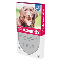 Advantix - dla psów 25-40kg (4 pipety x 4ml)