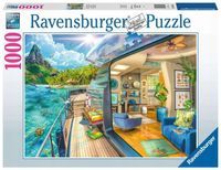 PUZZLE 1000 RAVENSBURGER TROPICAL ISLAND CHARTER