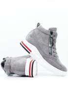 Sneakersy szaro białe 2 Borisova Jasno szary 38