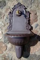 Zlew przyścienny wodnik fontanna żeliwny+KRANIK