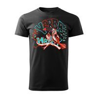 Koszulka z tukanem Yerba Mate męska czarna REGULAR XL