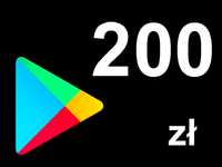Karta Google Play 200zł Kod Prepaid Klucz Android