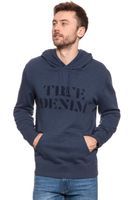 MUSTANG BLUZA Terry Hoodie BLUE NIGHTS 1006030 4085 XL