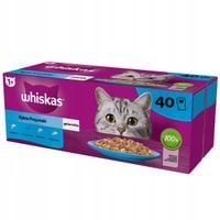 Whiskas Karma dla kotów Rybne przysmaki w galaretce 85 g x 40 sztuk