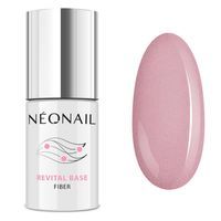 NeoNail Lakier hybrydowy 7,2 ml - revital base fiber Blinking Cover Pink