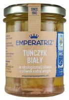 Tuńczyk biały filety w bio oliwie z oliwek extra virgin 200 g (130 g) (słoik) - emperatriz