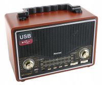 Radio PRZENOŚNE RETRO R20 FM Bluetooth MP3 USB TF