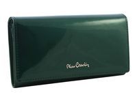 Lakierowany portfel damski Pierre Cardin, zielony