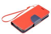 Etui portfel Fancy Case do NOKIA 230 Dual Sim czerwony