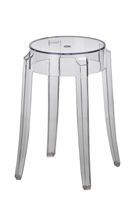Stołek Duch 46 cm inspirowany Ghost transparentny