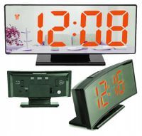 Elektroniczny budzik - zegarek z alarmem DUŻY LCD