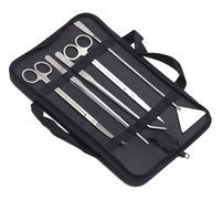 ZESTAW DO CZYSZCZENIA AKWARIUM Pielęgnacja Akwariów 5 el. +etui AG85G