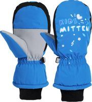 Rękawiczki Narciarskie Dla Dzieci Zimowe Ciepłe Xs Niebieskie