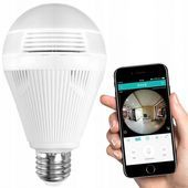 KAMERA IP ŻARÓWKA LED 360 AUDIO WIFI