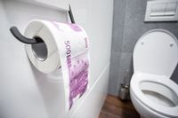 Upominek Papier toaletowy 500 Euro XL prezent