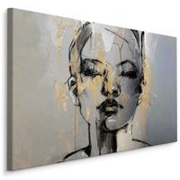 Obraz do Salonu PORTRET Kobiety Abstrakcja Styl Glamour 120cm x 80cm
