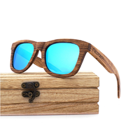 Drewniane okulary przeciwsłoneczne Niwatch Apus Blue
