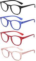 Okulary korekcyjne do czytania kolorowe + 1.25 4szt