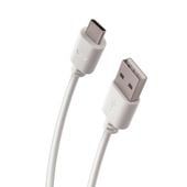Kabel USB-C typu C 1m 2A Forever bialy