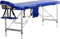 Stół, łóżko do masażu 2-segmentowe aluminiowe