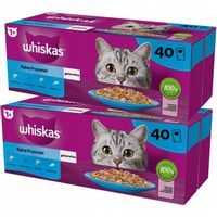 Whiskas Karma dla kotów Rybne przysmaki w galaretce 85 g x 80 sztuk