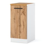 STOJĄCA SZAFKA KUCHENNA Z BLATEM 40CM DĄB WOTAN