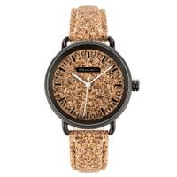 Damski zegarek korkowy Niwatch - CORK & BLACK