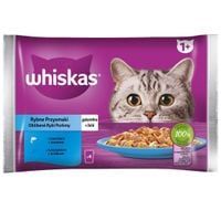 Whiskas Karma dla kota w saszetkach łosoś z tuńczykiem w galaretce 4 x 85 g