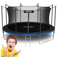 Trampolina ogrodowa 15ft/465cm z siatką wewnętrzną i drabinką Neo-Sport