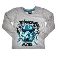 Bawełniana bluzka dla dzieci Star Wars Szara 110