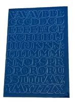 Litery samoprzylepne z folii 2cm niebieskie