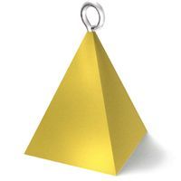 Obciążnik do balonów "Piramidka", złoty, 65g