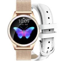Zegarek GINO ROSSI  SMARTWATCH - złoty + biały pasek